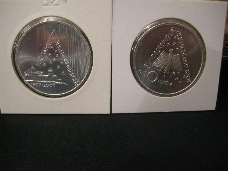 (afbeelding voor) 10 Euromunt Duitsland 2009 G - Jeugdherberg